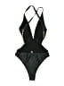Assorted Brands Graphic Black One Piece Swimsuit Size M - photo 2