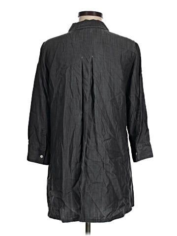 Foxcroft 3/4 Sleeve Button-Down Shirt (view 2)