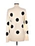 Equipment 100% Wool Polka Dots Ivory Wool Pullover Sweater Size M - photo 2