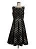 Talbots Polka Dots Black Cocktail Dress Size 6 - photo 1