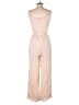 chloah 100% Rayon Solid Pink Jumpsuit Size S - photo 2