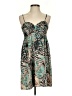 Bar III Paisley Teal Cocktail Dress Size XS - photo 1