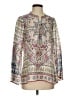 Hale Bob Paisley Ivory Long Sleeve Blouse Size S - photo 1