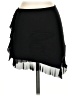 Unbranded Solid Black Casual Skirt Size XS - photo 1