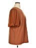 MELLODAY Brown Short Sleeve Top Size 1X - photo 4