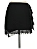 Unbranded Solid Black Casual Skirt Size XS - photo 2