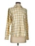 L.L.Bean Plaid Yellow Long Sleeve Button-Down Shirt Size S - photo 1