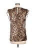 Assorted Brands 100% Polyester Animal Print Brown Sleeveless Blouse Size M - photo 2