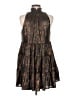 TCEC Metallic Brown Cocktail Dress Size M - photo 2