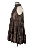 TCEC Metallic Brown Cocktail Dress Size M - photo 5