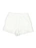 Pink Lily 100% Cotton Solid Ivory Shorts Size S - photo 2