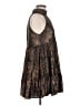 TCEC Metallic Brown Cocktail Dress Size M - photo 4
