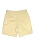 Ashworth 100% Polyester Solid Yellow Khaki Shorts Size 12 - photo 2