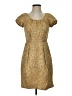 J.Crew Tweed Gold Cocktail Dress Size 0 - photo 1