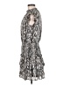 TCEC 100% Polyester Tweed Silver Cocktail Dress Size M - photo 5