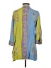Soft Surroundings 100% Rayon Green Blue Blazer Size S - photo 2