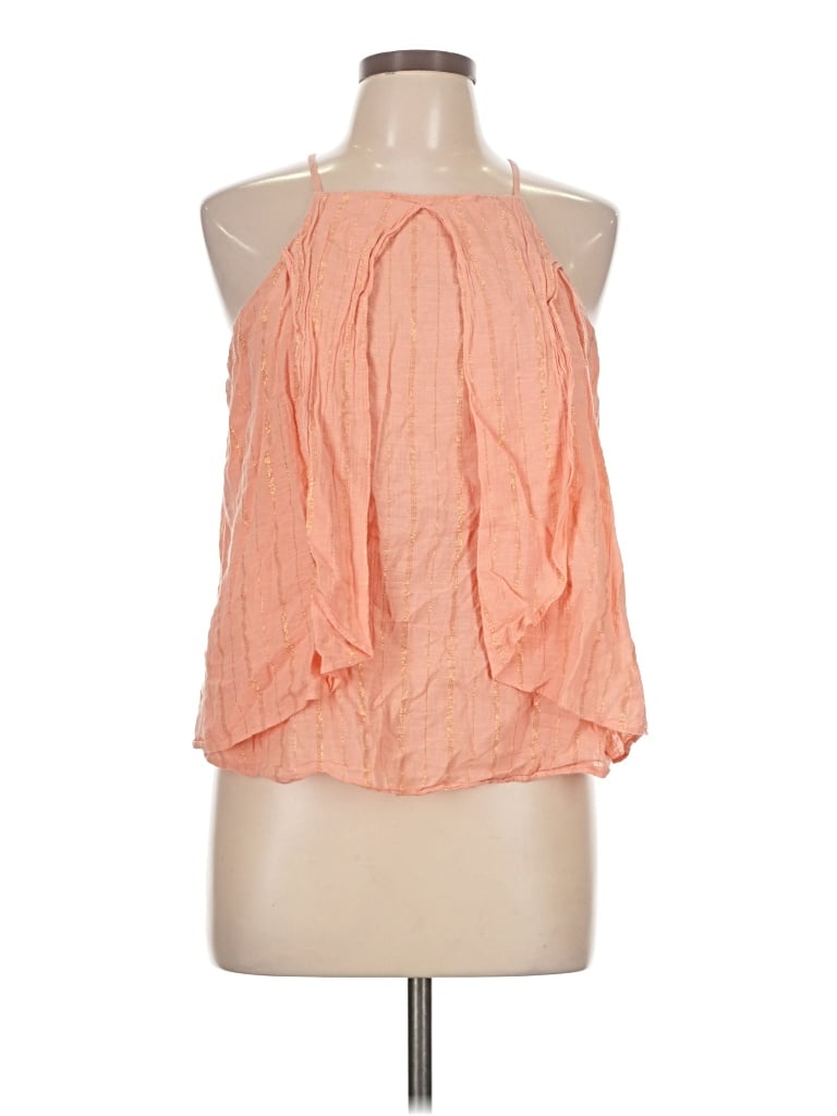 Pre-owned A.n.a. A New Approach Sleeveless Blouse In Orange