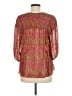 Lie 100% Viscose Pink Red 3/4 Sleeve Blouse Size M - photo 2