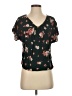 Madewell 100% Viscose Black Short Sleeve Blouse Size XS - photo 1