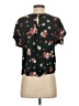 Madewell 100% Viscose Black Short Sleeve Blouse Size XS - photo 2