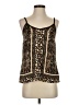 Express 100% Polyester Gold Sleeveless Blouse Size XS - photo 1