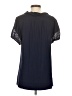 Ric Rac Solid Blue Short Sleeve Blouse Size S (estimated) - photo 2