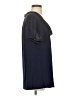 Ric Rac Solid Blue Short Sleeve Blouse Size S (estimated) - photo 4