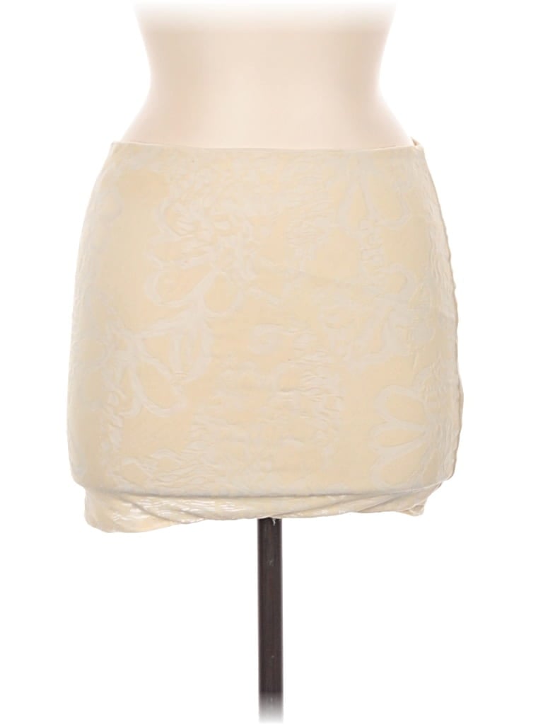 Pre-owned Tiger Mist Formal Skirt In Yellow