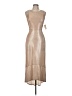 Alexa B 100% Polyester Metallic Tan Cocktail Dress Size 6 - photo 1