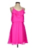 Lush Solid Pink Cocktail Dress Size S - photo 1