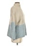 Only Color Block Blue Turtleneck Sweater Size S - photo 4