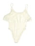 About A Girl Ivory Bodysuit Size L - photo 1