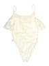 About A Girl Ivory Bodysuit Size L - photo 2