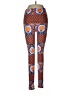 Lularoe Graphic Orange Leggings One size - photo 1