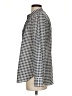 J.Crew Factory Store 100% Polyester Houndstooth Silver Long Sleeve Blouse Size S - photo 5