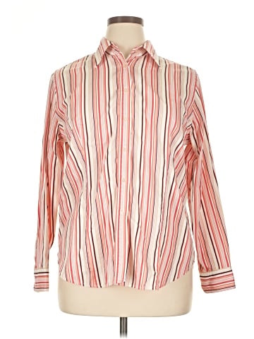 Jones New York Signature Long Sleeve Blouse (view 1)