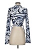Shein Blue Long Sleeve Blouse Size 2 - photo 2
