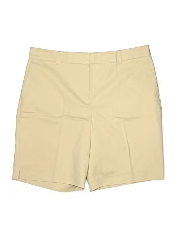 Ann Taylor Khaki Shorts (view 1)