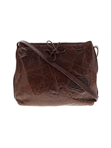 Carlos Falchi Leather Crossbody Bag (view 1)