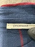 Promod 100% Viscose Blue Tan Long Sleeve Polo Size 2 - photo 7