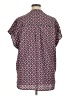 Lane Bryant 100% Polyester Polka Dots Pink Short Sleeve Blouse Size 14 - 16 Plus - photo 2