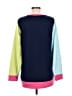 Lands' End Color Block Blue Sweatshirt Size M - photo 2