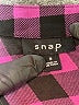 Snap Argyle Black Cocktail Dress Size 9 - photo 7