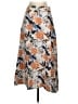 Shein Floral Orange Casual Skirt Size 4 - photo 2