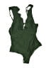 Unbranded Solid Green One Piece Swimsuit Size L (estimated) - photo 1