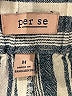 Per Se Stripes Blue Linen Pants Size M - photo 7