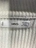MNG Stripes Ivory Turtleneck Sweater Size M - photo 7