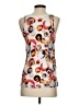 Kensie 100% Polyester Silver Sleeveless Blouse Size S - photo 2