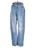 Elan 100% Cotton Hearts Blue Jeans Size S - photo 1