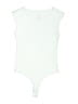 REORIA Solid White Bodysuit Size S - photo 1
